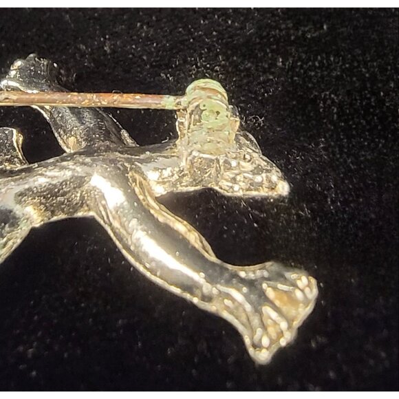 Vintage 1950's Ragdoll Brooch, silver plated - Picture 13 of 14